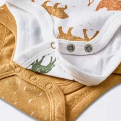 Baby 4pk Safari Animals Long Sleeve Bodysuit - Cloud Island™ -Cloud Island GUEST 02bd04a6 5ee9 4a2a 9201 7b6c6cadbef4