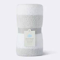 Chenille Stripe Baby Blanket - Gray And White Stripes - Cloud Island™ 7 Chenille Stripe Baby Blanket - Gray And White Stripes - Cloud Island™ -Cloud Island GUEST 0324882f 509f 4a9b ba22 358ea19cbf70