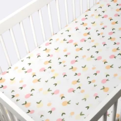Polyester Rayon Jersey Fitted Crib Sheet - Cloud Island™ Citrus -Cloud Island GUEST 0989661d eb0c 4f28 b4b7 1ed61f3a5fdb