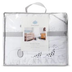 Crib Bedding Set Two By Two 4pc - Cloud Island™ Gray -Cloud Island GUEST 12a99e75 ec4c 488b 96d5 b0b1c1efd70d