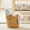 Braided Water Hyacinth Tapered Floor Basket Sleepy Bear - Cloud Island™ -Cloud Island GUEST 1b0701f0 3320 4494 93e1 670523aa7465