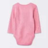 Baby Girls' 3pk Long Sleeve Waffle Bodysuit - Cloud Island™ Pink -Cloud Island GUEST 215eaead abb5 4c79 884b 10fb763ac5c2
