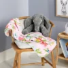 Jersey Knit Reversible Baby Blanket Floral - Cloud Island™ - White -Cloud Island GUEST 23c6b666 2600 4e05 a259 46bc768cc150