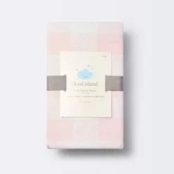 Polyester Rayon Fitted Crib Sheet - Pink Gingham - Cloud Island™ 7 Polyester Rayon Fitted Crib Sheet - Pink Gingham - Cloud Island™ -Cloud Island GUEST 5fa8b934 f738 47e6 abf2 46aade40b7d0