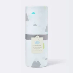 Jersey Knit Reversible Blanket Adventure Awaits - Cloud Island™ - Light Blue -Cloud Island GUEST 76c5b544 230a 4873 9d74 da1ed81aa575