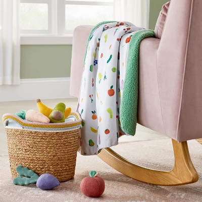 Fruit And Veggie Soft Toy Set - Cloud Island™ 3 Fruit And Veggie Soft Toy Set - Cloud Island™