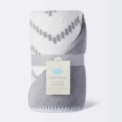 Plush Baby Blanket - Chevron - Gray - Cloud Island™ 7 Plush Baby Blanket - Chevron - Gray - Cloud Island™ -Cloud Island GUEST 839a0711 d92f 488f 9431 2e26fcef0a1f