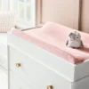 Velvet Polyester Spandex Changing Pad Cover - Pink - Cloud Island™ -Cloud Island GUEST 8e682587 ba41 4435 9990 1a17e711d44f