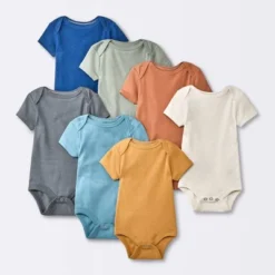 Baby 7pk Short Sleeve Bodysuit - Cloud Island™ Orange 9 Baby 7pk Short Sleeve Bodysuit - Cloud Island™ Orange -Cloud Island GUEST 8e7dcfba fc0d 4fdf 944f 676de88c2f1b