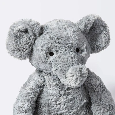 Elephant Plush Animal With Mini Plush - Gray - 2pk - Cloud Island™ 4 Elephant Plush Animal With Mini Plush - Gray - 2pk - Cloud Island™ - Image 2