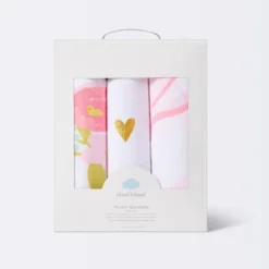 Muslin Swaddle Blankets Floral 3pk - Cloud Island™ Pink -Cloud Island GUEST 9d0c8b30 2110 461b b7e3 edc2cfa92ff0