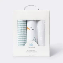 Muslin Swaddle Blankets Adventure - Cloud Island™ Blue 3pk 5 Muslin Swaddle Blankets Adventure - Cloud Island™ Blue 3pk -Cloud Island GUEST ae1cb089 c191 4ef5 8c23 1033caa59dc0