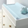 Wipeable Changing Pad Cover - Solid Blue - Cloud Island™ -Cloud Island GUEST b3924e25 417b 4b30 b3b7 e5395dfb67c1
