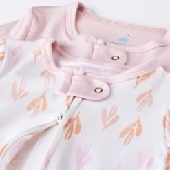 Baby Girls' 2pk Premium Sleep N' Play - Cloud Island™ -Cloud Island GUEST bc329c17 410b 4b13 af7f 8145323a4a33