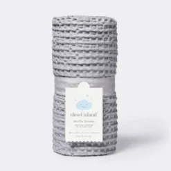 Waffle Blanket - Cloud Island™ Gray -Cloud Island GUEST bfef27b0 db6f 47a0 ace1 497a2b2b1411