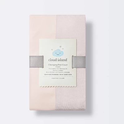 Wipeable Changing Pad Cover - Solid Pink - Cloud Island™ 4 Wipeable Changing Pad Cover - Solid Pink - Cloud Island™ - Image 2