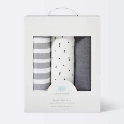 Muslin Swaddle Blanket Boutique 3pk - Cloud Island™ -Cloud Island GUEST d1e2b5de 2b20 4e56 98ff 9a7d14badebe