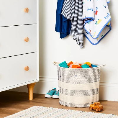 Baby Decorative Coiled Rope Basket - Cloud Island™ 3 Baby Decorative Coiled Rope Basket - Cloud Island™
