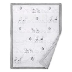 Crib Bedding Set Two By Two 4pc - Cloud Island™ Gray